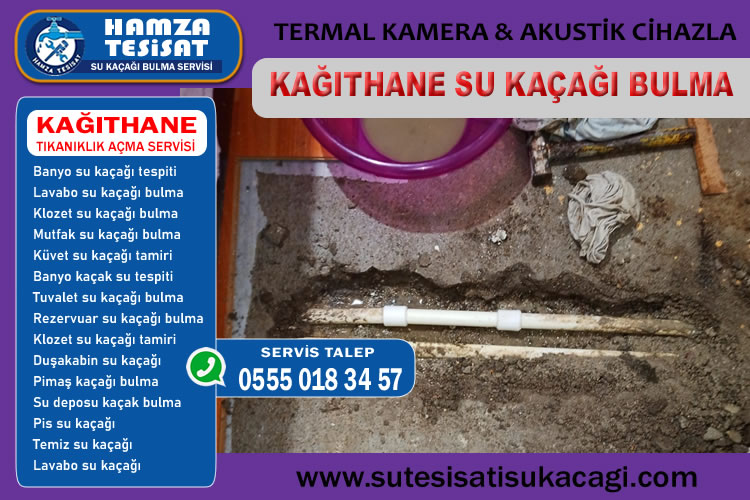 Kağıthane Su Kaçağı Bulma